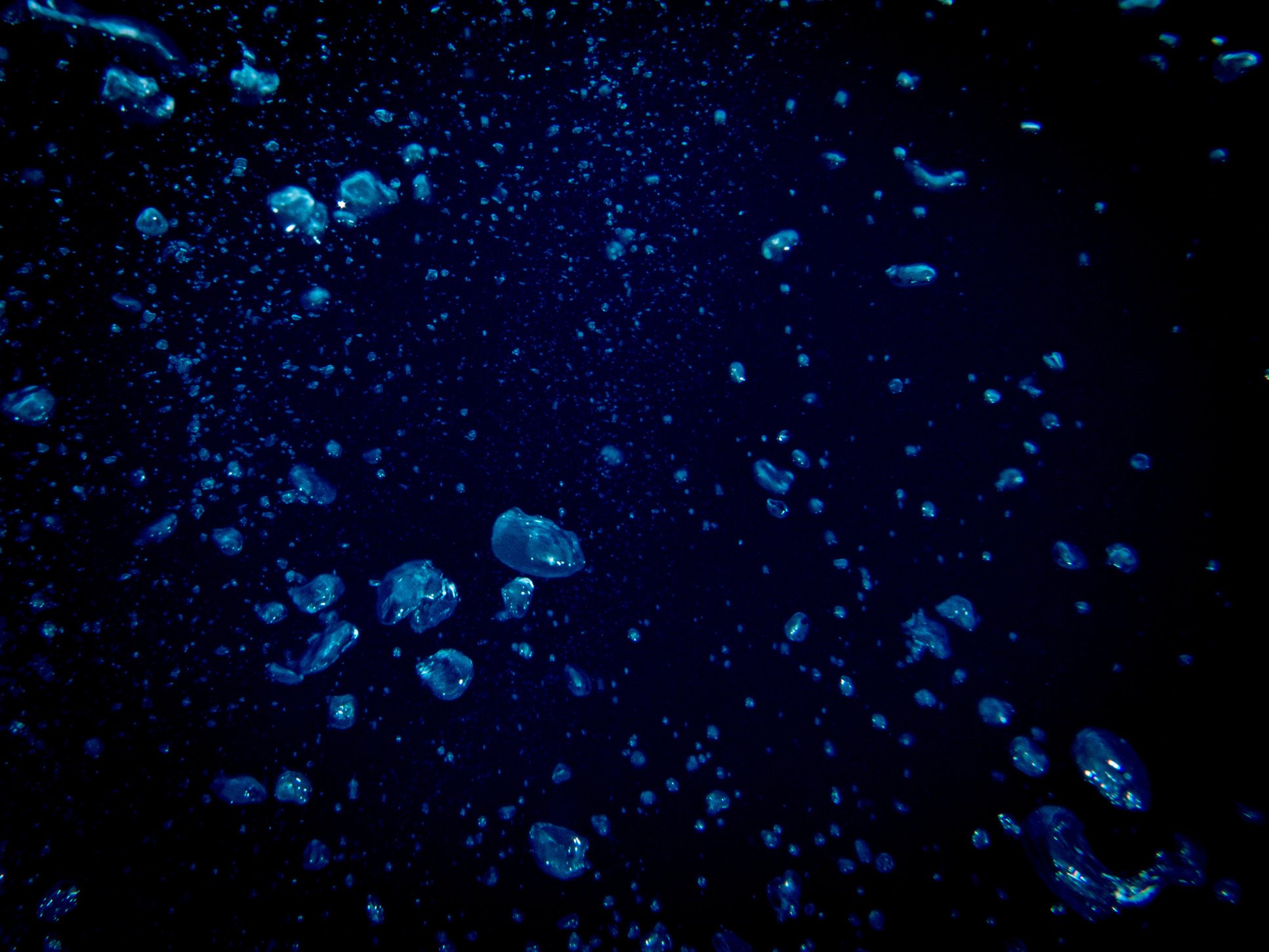 Bubbles In The Deep Ocean